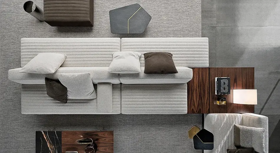 Swatches, materials and finishes for bespoke furniture