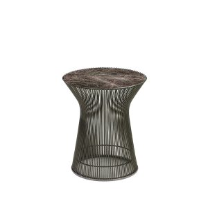 Platner Side Table – Marble Top