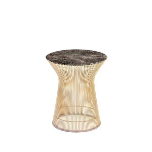 Platner Side Table – Marble Top hover image